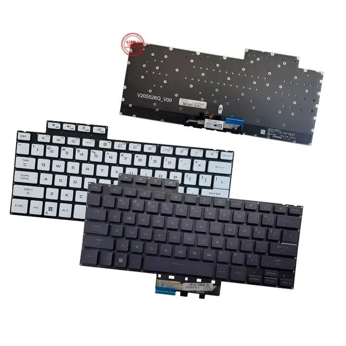 Rétro-éclairage du clavier d'ordinateur portable américain