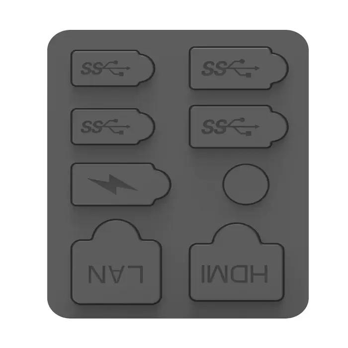 Ensemble de bouchons anti-poussière en silicone pour console de jeu PS5 Pro