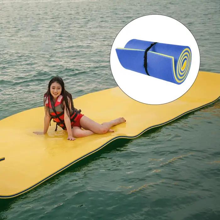 Tapis flottant coussin flottant matelas à la dérive couverture flotteur lit inclinable matelas à Air de natation accessoires de piscine 110x40x2.2cm