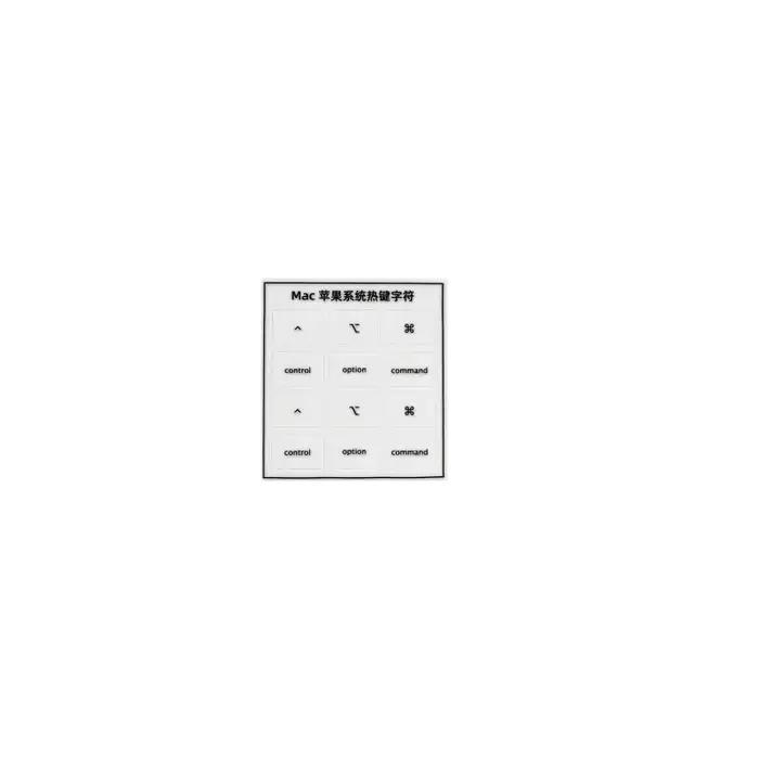 Autocollants de transfert de raccourcis clavier Mac personnalisables pour clavier d'ordinateur portable clair et efficace pour jouer et travailler