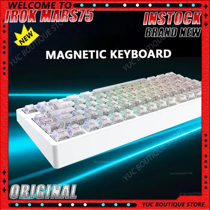 NOUVEAU Clavier de jeu IROK Carotmas Mars75 Mars68 Pro avec interrupteurs magnétiques