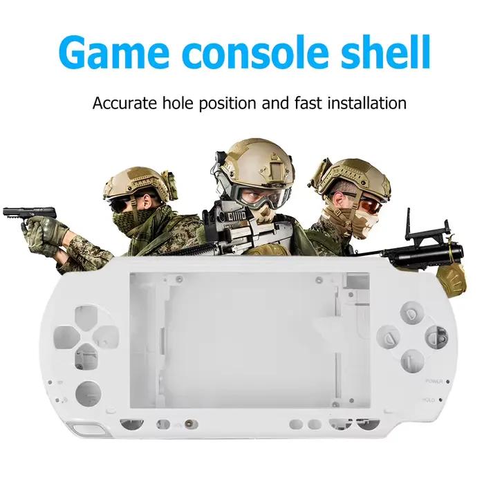 Coque de console de jeu portable avec boutons