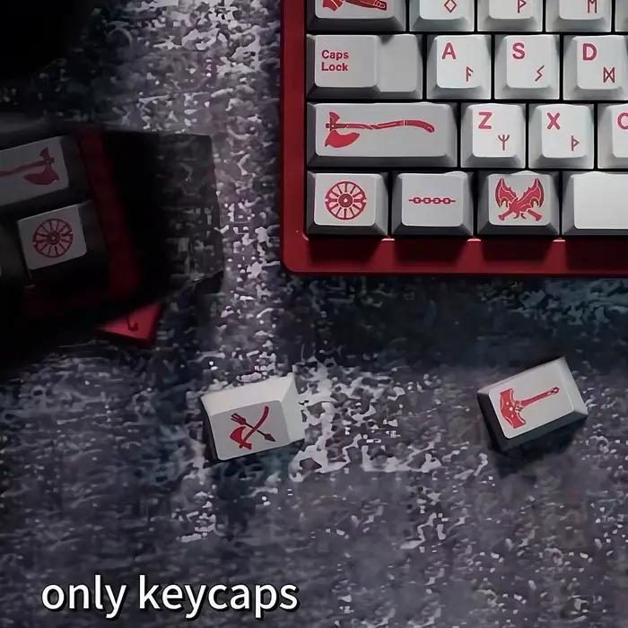 God of War ThemePBTCapuchons de touches de clavier mécanique originaux à profil haut