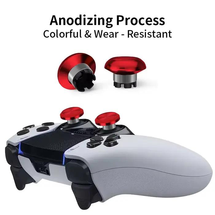 Kit d'accessoires de anciers de pouce en métal pour manette PS5 Dualsense Edge