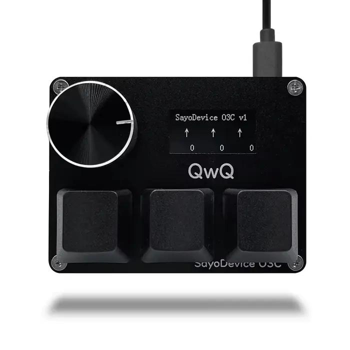 O3C jeu clavier SayoDevice OSU O3C déclencheur rapide Hall commutateurs magnétique rose