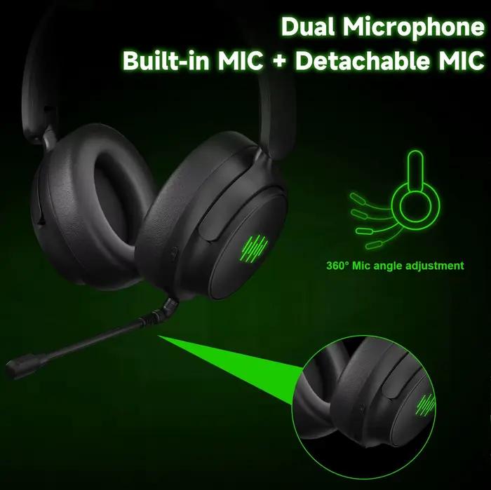 Casque de jeu sans fil pour Xbox/PC/Switch Game/Chat Audio
