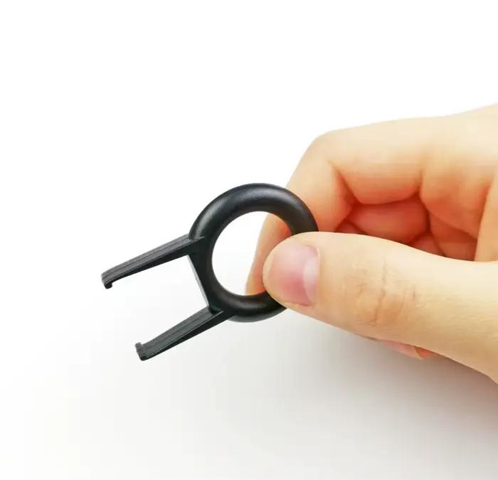 Extracteur de touches mécaniques noir pour réparation de clavier, 1 pièce