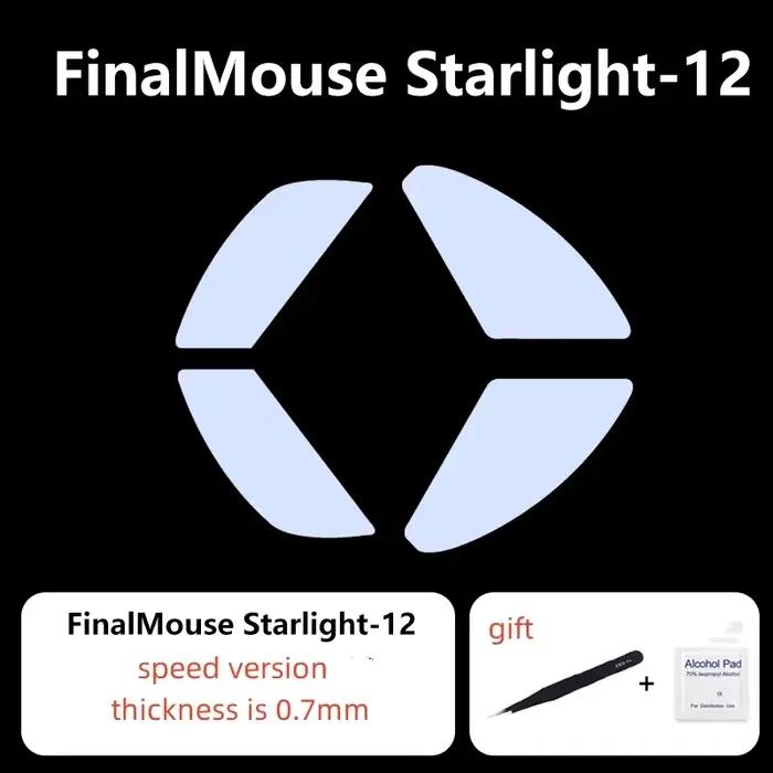 1 ensemble de patins de souris Meow Gaming Gear Ultraglide pour Finalmouse FM Starlight-12 S12 M/S ULX Control Speed Mice Feet ICE Glide PTFE