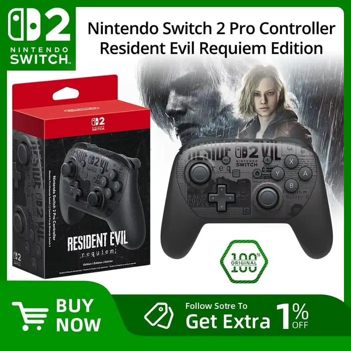 Nouvelle manette Pro Nintendo Switch 2 édition Resident Evil Requiem 100% originale en vente