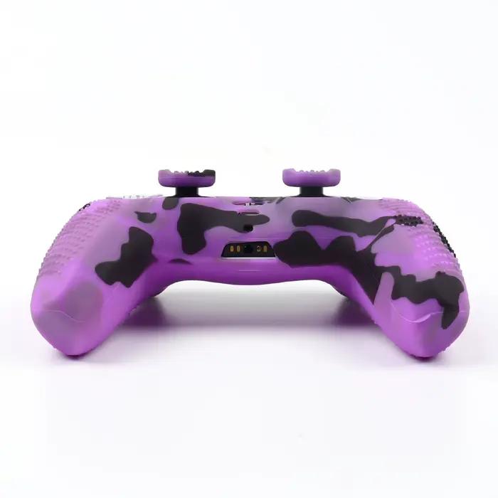 Housse en silicone antidérapante camouflage pour manette DualSense PS5