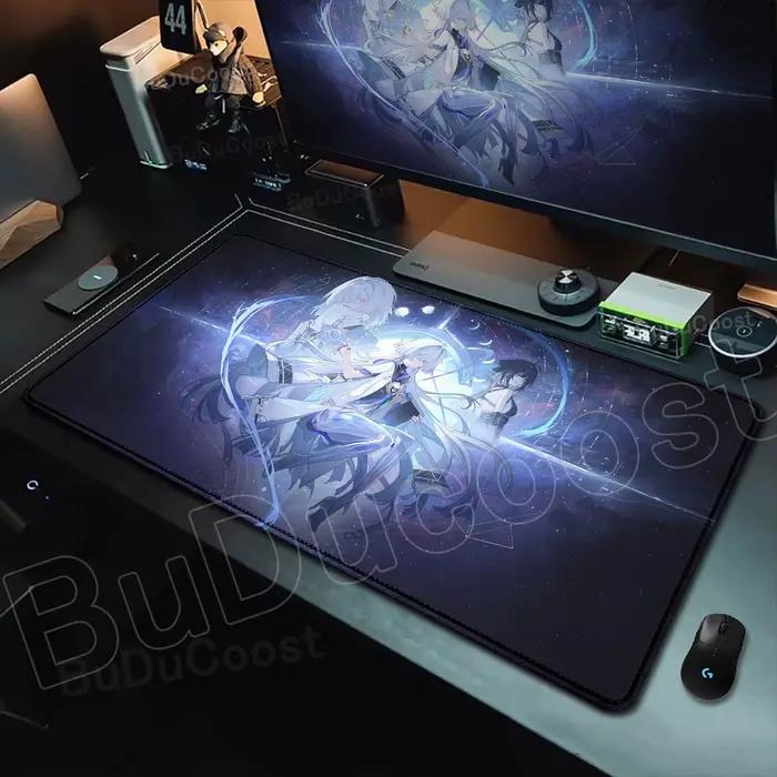 Nouveau tapis de souris rose Aemeath