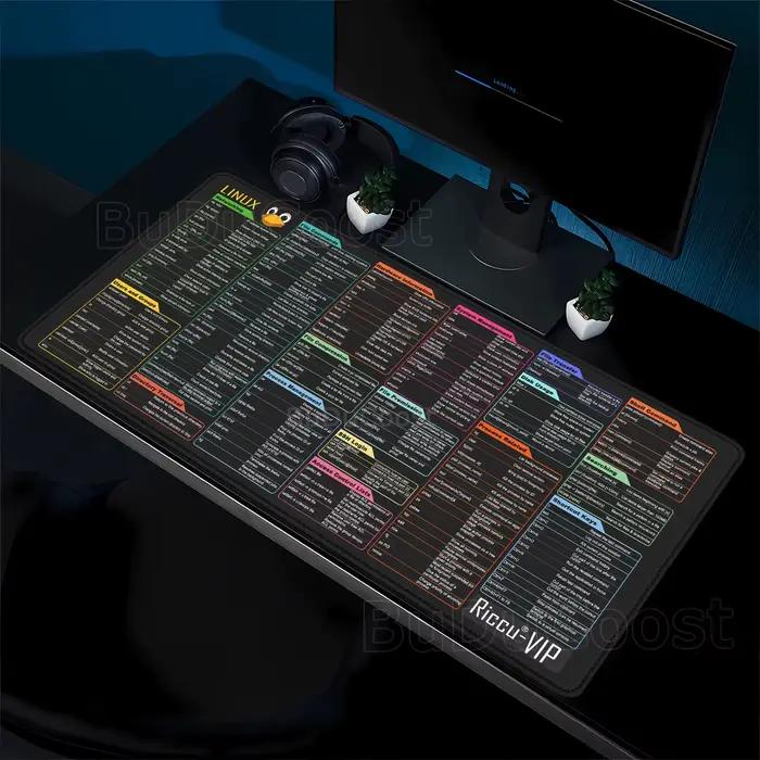 Tapis de souris ligne de commandes système Linux