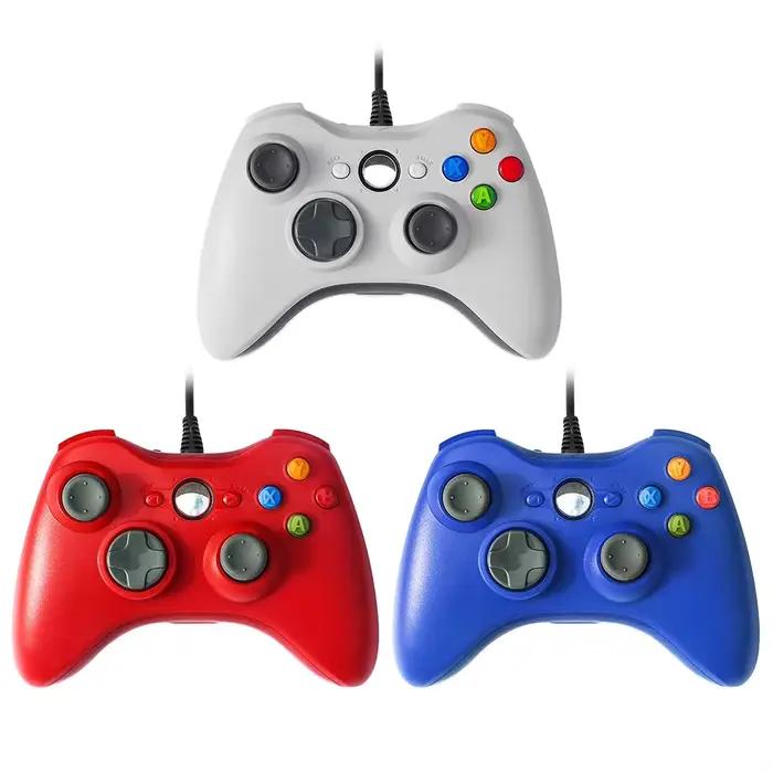 Contrôleur sans fil filaire MACDOT pour jeu Xbox 360 avec Turbo double vibration pour Windows PC confortable occasionnels joueurs passionnés