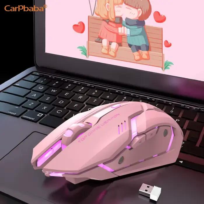 PT1T1 souris de jeu rose