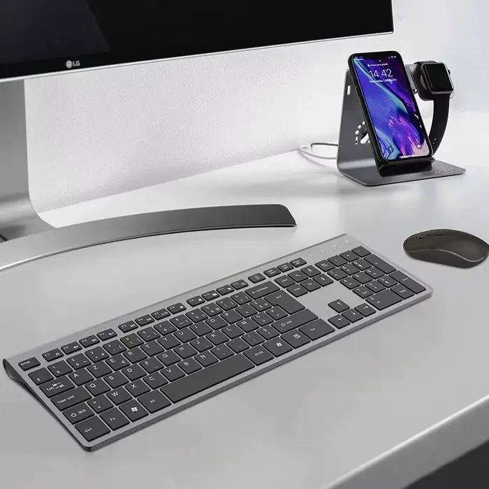 France Keyboard Combo clavier et souris sans fil - Full Size Slim Thin