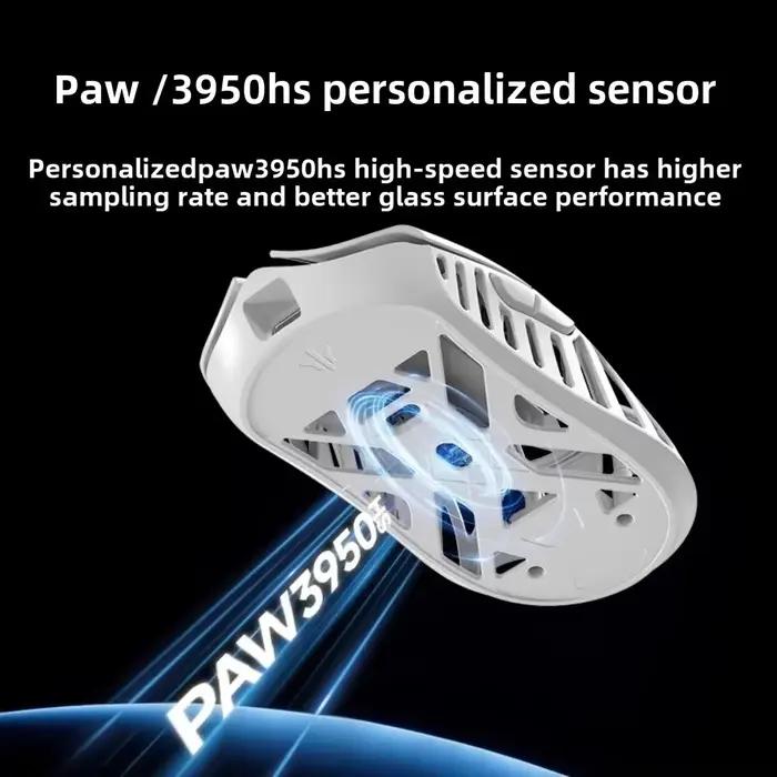 WLMOUSE Beast X Pro souris de jeu e-sports sans fil légère en alliage de magnésium 8K PAW3950HS sans rétro-éclairage 750IPS 30000DPI