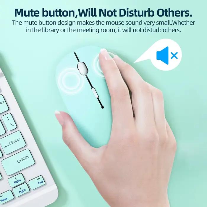 Souris sans fil Bluetooth pour iPad Samsung Huawei Lenovo MiPad Android Windows tablette batterie