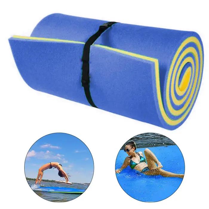Tapis flottant coussin flottant matelas à la dérive couverture flotteur lit inclinable matelas à Air de natation accessoires de piscine 110x40x2.2cm