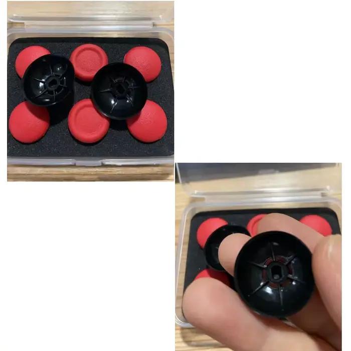 1 Ensemble de capuchons de joysticks métalliques (haute et basse) et de boutons arrière (paddles) de remplacement pour manette de jeu PS4 PS5 Edge Elite