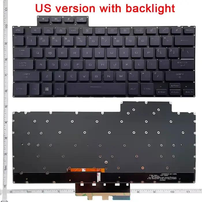 Rétro-éclairage du clavier d'ordinateur portable américain