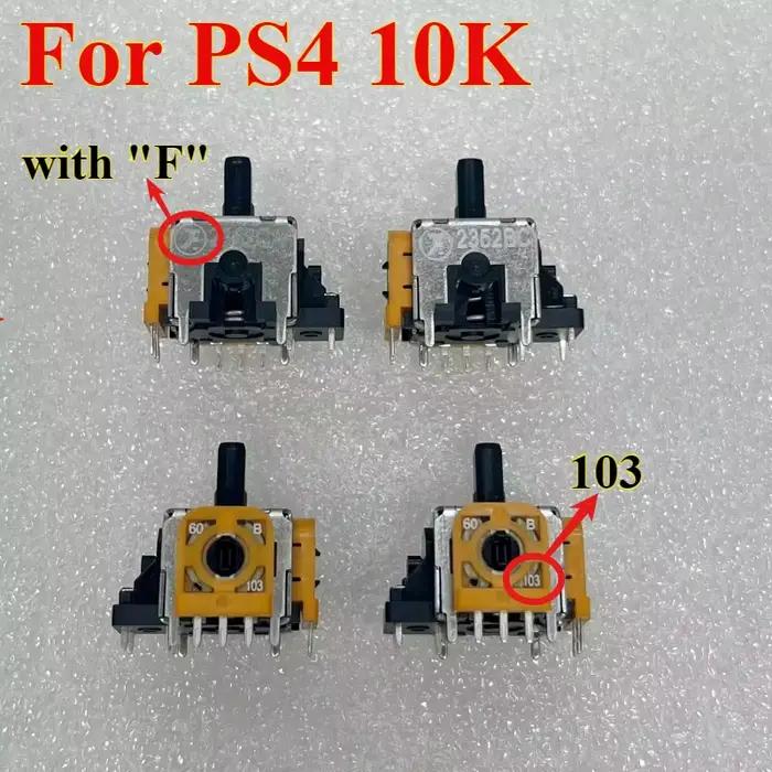 10 pièces Original Orange 3D Rocker analogique bâton Joystick jaune pour PlayStation 4 PS4 contrôleur sans fil bouton de manette