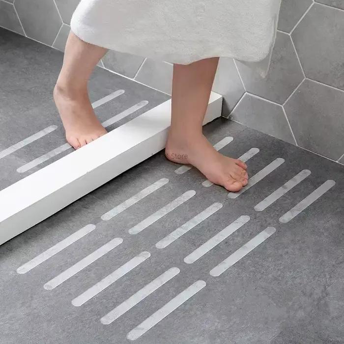 Bande anti-ald transparente HOlea, polymères de bain, accessoires, tapis de sol, autocollants de baignoire et de douche, produits d'escalier non ald, maison
