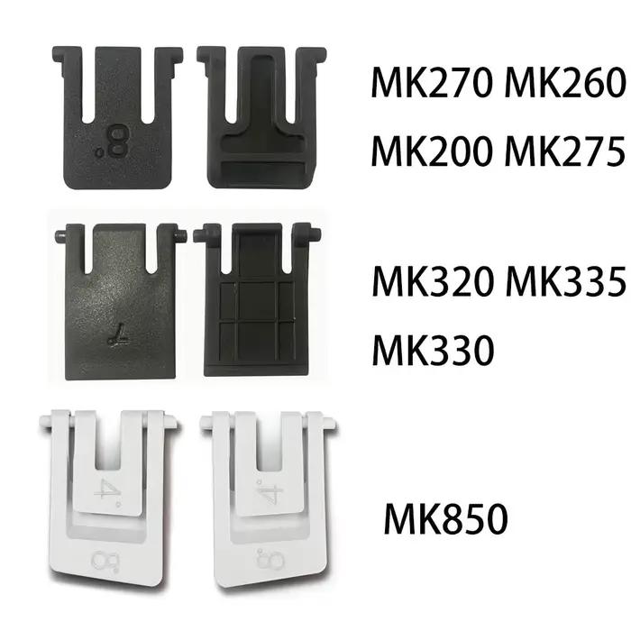 Pieds de clavier compatibles Logitech MK270 MK260 MK200 MK275 MK320 MK335 K330 MK850 2 pièces stabilisateurs bureau personnalisation Blanc Bleu Rouge