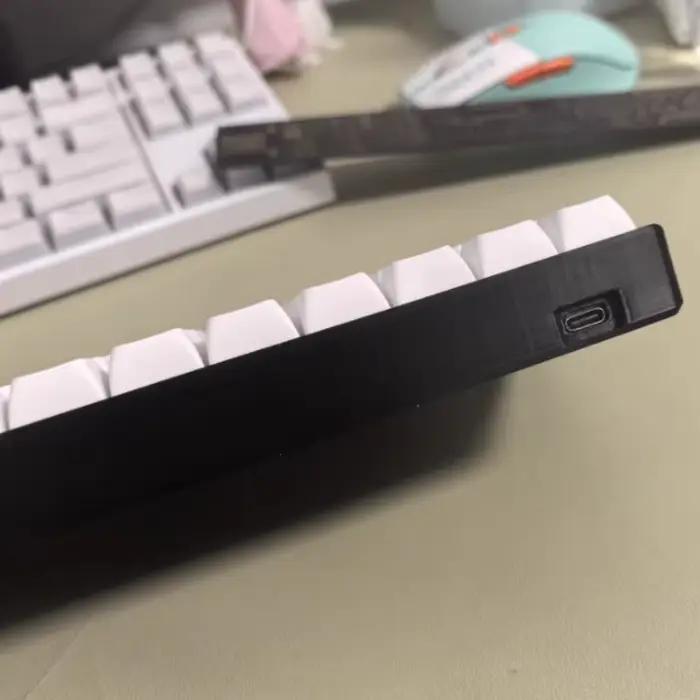 Planck 50 clavier tri-mode disposition compacte personnalisé échange à chaud 2.4G sans fil VIA 50%