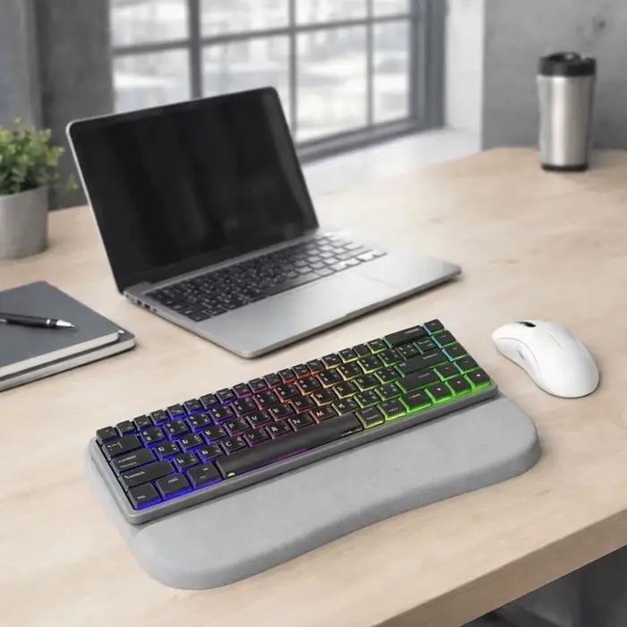 Repose-poignets ergonomique pour clavier d'ordinateur