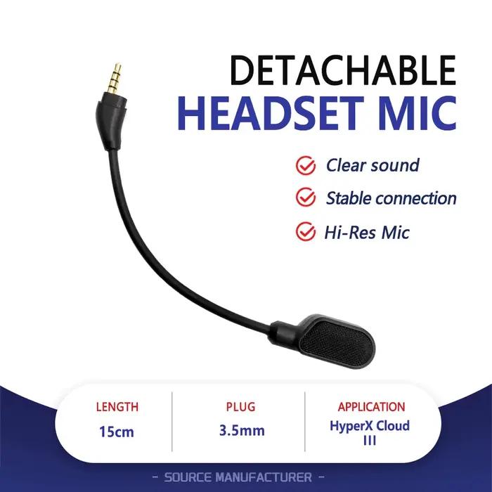 Microphone pour casque de jeu HyperX Cloud III