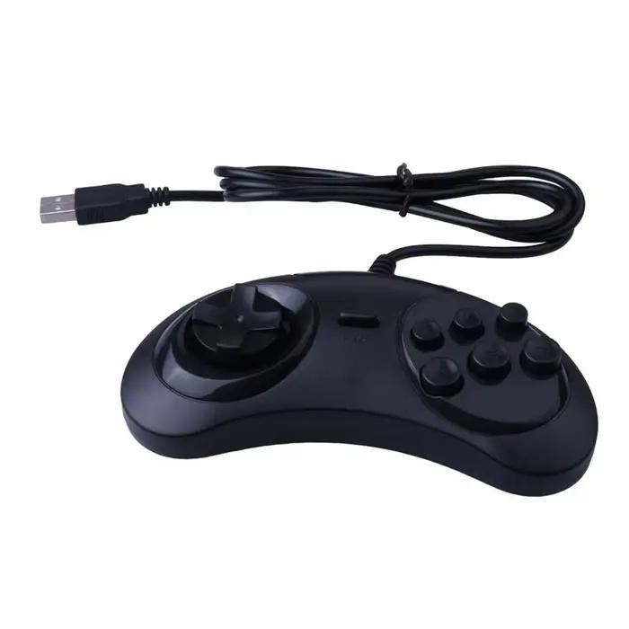 Manette de jeu USB 6 boutons contrôleur de jeu pour SEGA USB support