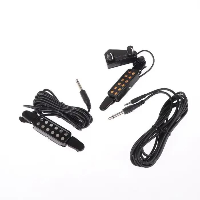 Nouveau micro pour guitare acoustique à capteur magnétique pour trou de sonorisation avec câble audio et contrôleur de volume et de tonalité, pièces et accessoires pour guitare