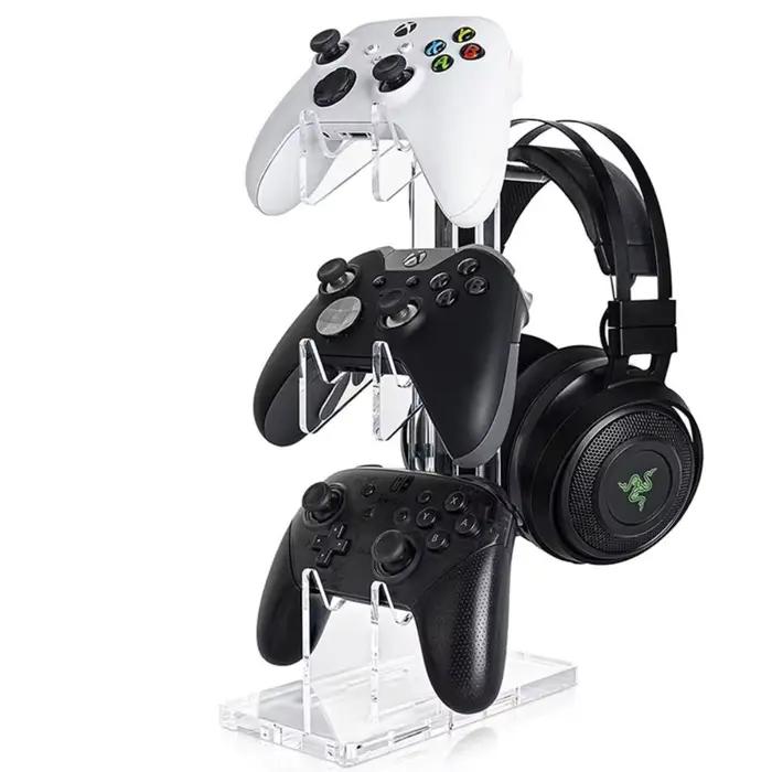 Support de manette de jeu en acrylique à 3 niveaux