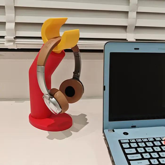Support pour casque et étagère de bureau créatifs – Crochet élégant pour configuration de jeu