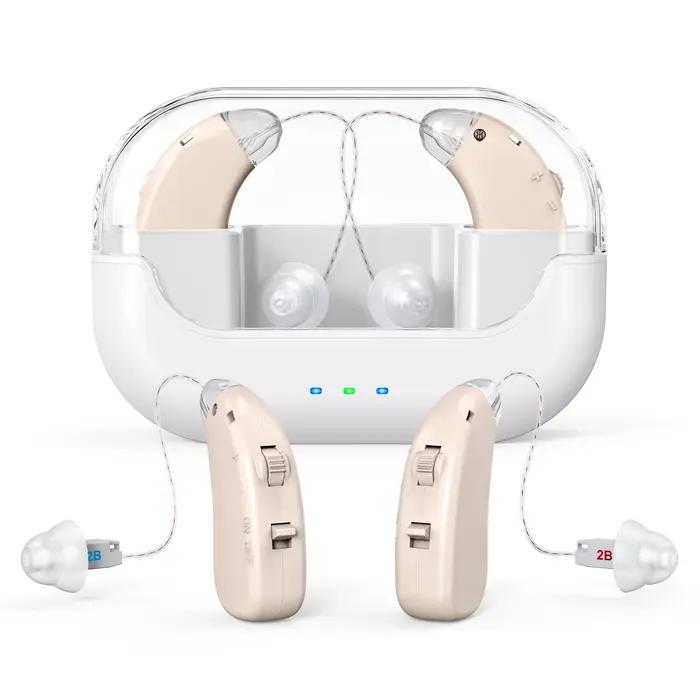 Écouteurs intra-auriculaires filaires avec annulation de bruit pour amplification de volume et confort auditif pour adultes occasions quotidiennes