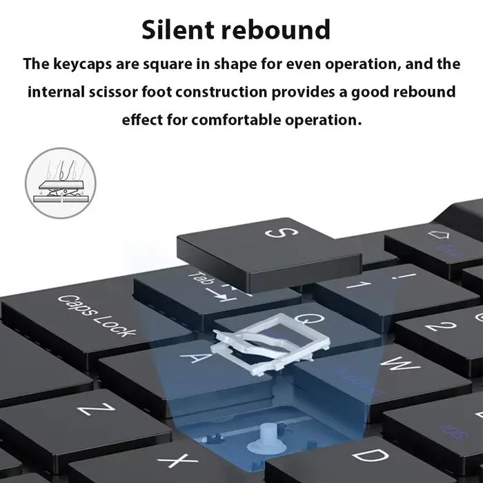 Clavier silencieux sans fil avec TouchSub