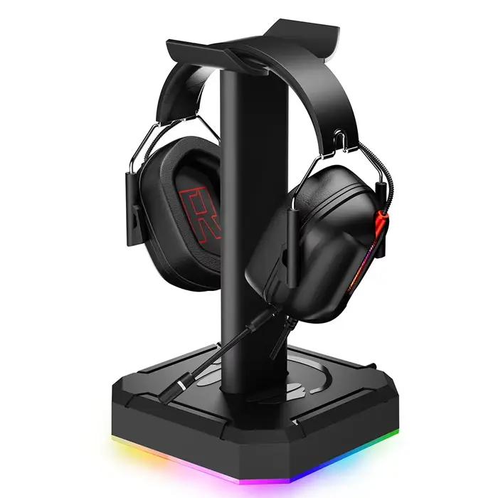 Support de casque, rétro-éclairage rvb