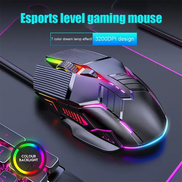 Souris de jeu filaire ergonomique 3200 ug I