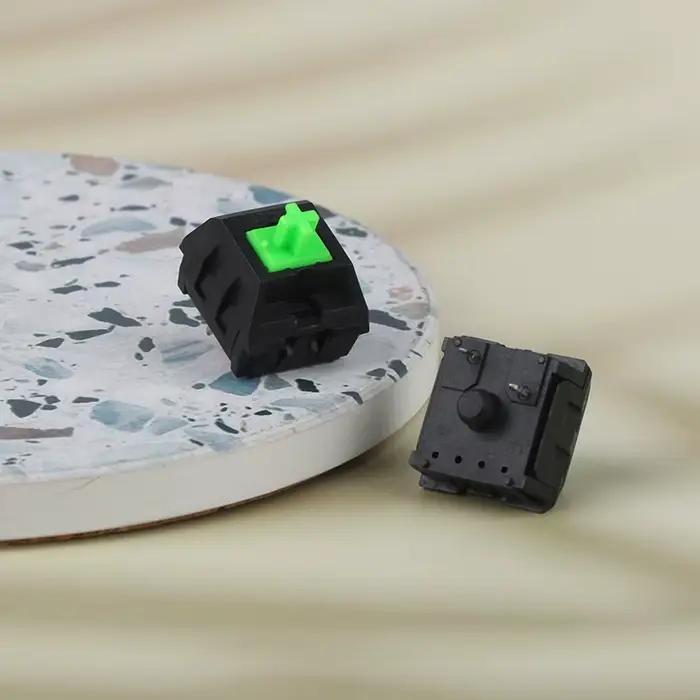 Commutateurs RGB verts pour clavier mécanique de jeu Blackwidow Chroma et autres avec interrupteur Led 4 broches