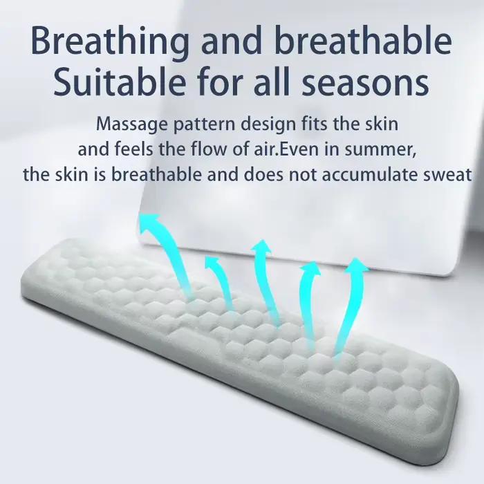 Tapis de souris antidérapant en mousse à mémoire de forme