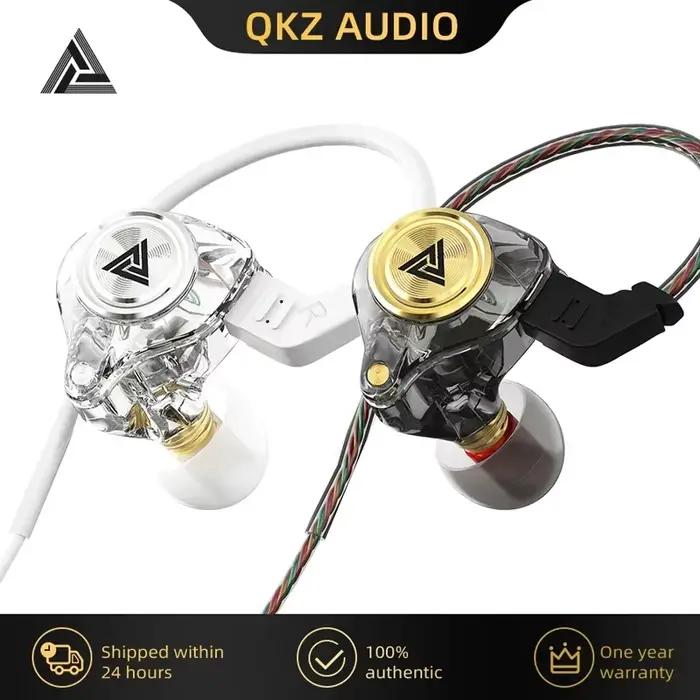 QKZ AK3 FiLe écouteur filaire avec Microphone HiFi moniteur de musique basse casque antibruit pour Sport jeu écouteurs