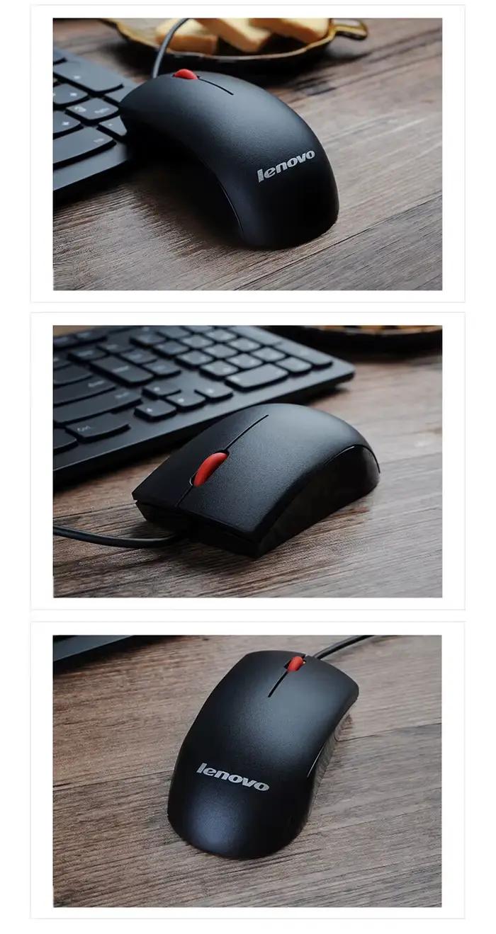 Lenovo clavier souris PS/2 Interface de Port rond filaire Combo point rouge étanche ergonomie pour ordinateur portable