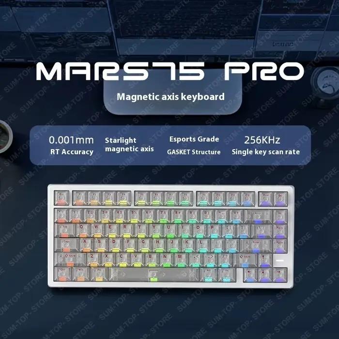 Clavier mécanique filaire pour jeux IROK Carotmas Mars75 Pro