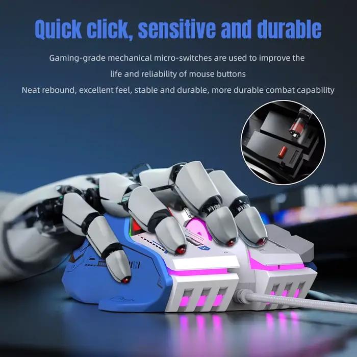 Souris de jeu programmable haut de gamme filaire 12800dpi 12 touches rétro-éclairage RVB pour Windows IOS bureau à domicile ordinateur portable occasions spéciales