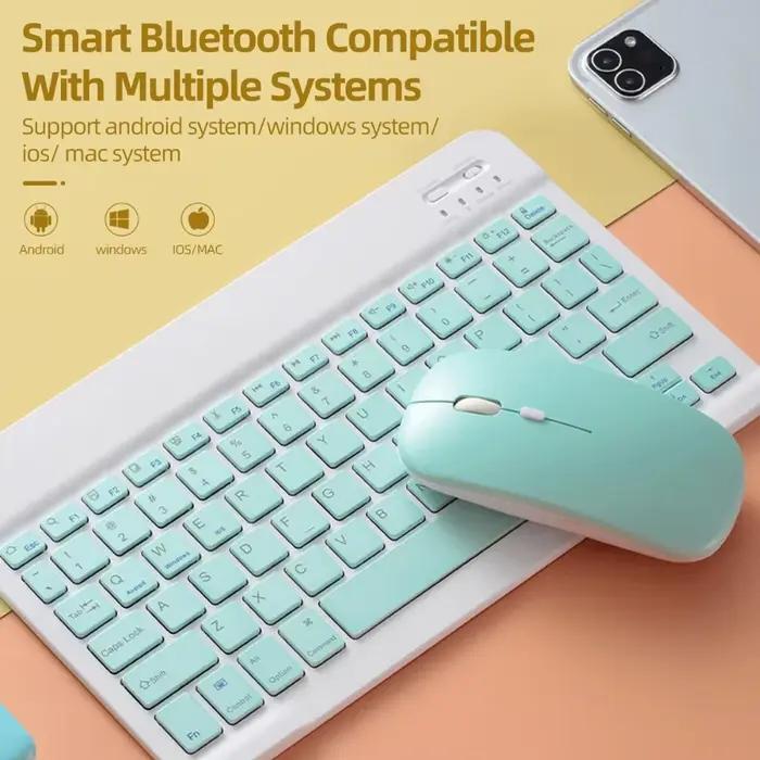 Souris sans fil Bluetooth pour iPad Samsung Huawei Lenovo tablette Android Windows