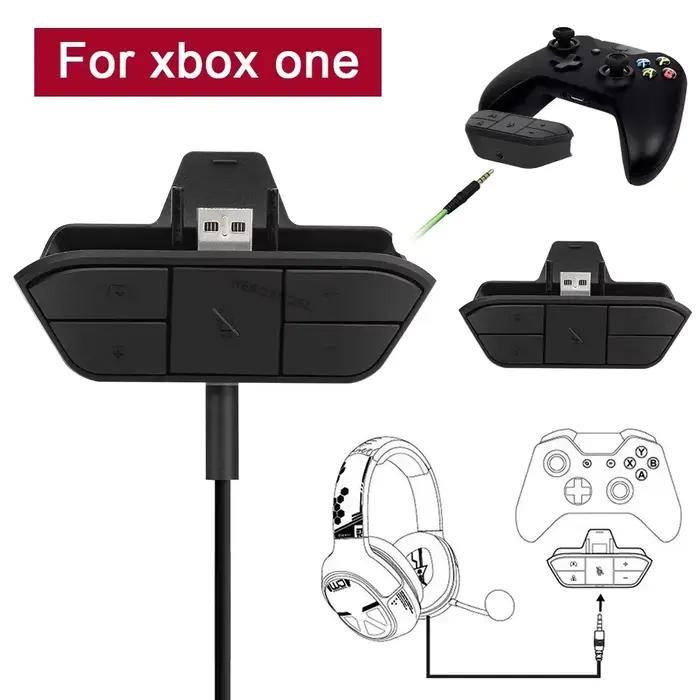 Adaptateur de casque stéréo bleu clair pour manette de jeu Xbox One amélioration de l'expérience sonore gaming conversation en jeu claire et précise qualité audio améliorée immersion jeu sonore sans précédent