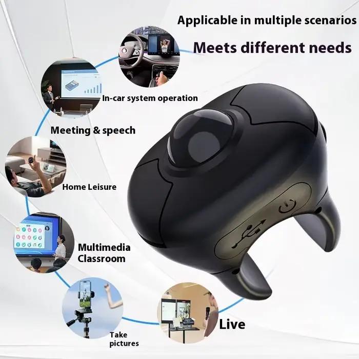 Souris Trackball sans fil double mode 2.4G Bluetooth pour tablette iOS
