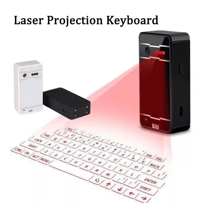 Mini clavier de Projection Laser Portable sans fil virtuel Bluetooth