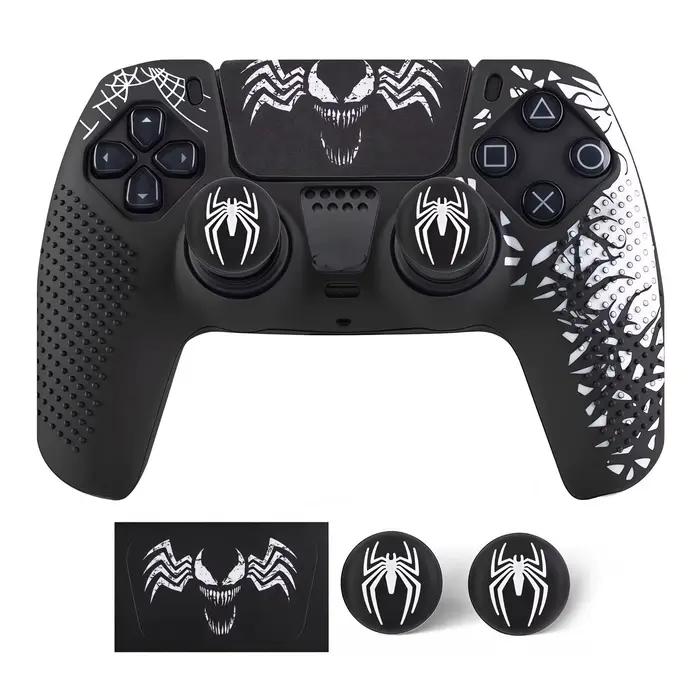 Coque de protection antidérapante en silicone pour manette PS5