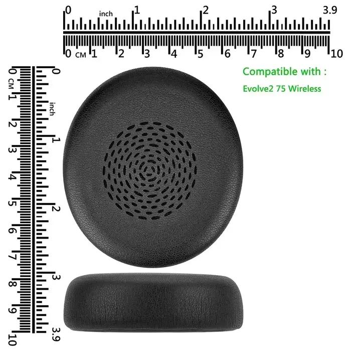 Coussinets d'oreille de remplacement pour casque sans fil PC Jabra, EvolLi2 75